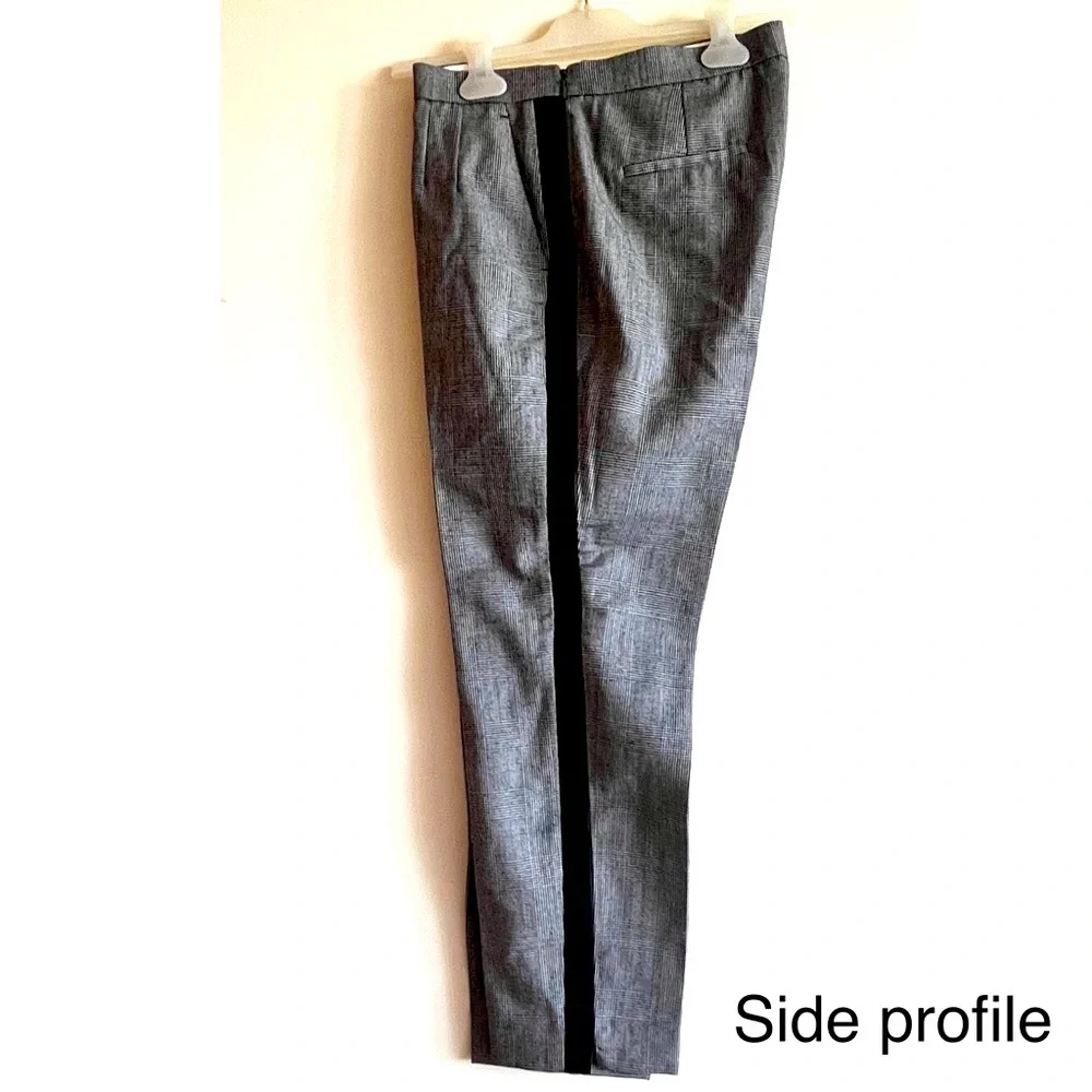 **BNWOT** J CREW BLACK AND WHITE HOUNDSTOOTH DRESS PANTS - Picture 14 of 14